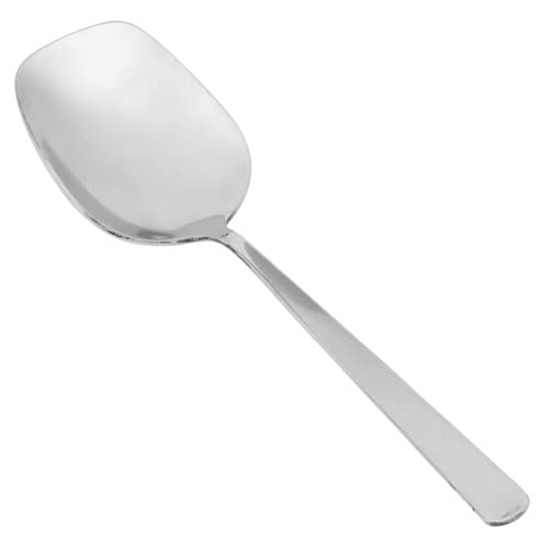 Town 22806-8-1/4" Solid Stainless Steel Serving Spoon