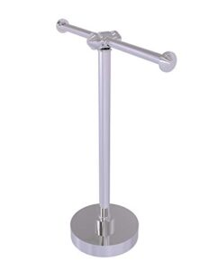 allied brass sb-82-pc southbeach collection vanity top 2 arm guest towel holder, polished chrome