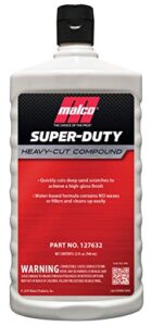 malco super duty heavy cut compound - professional cutting, polishing and finishing compound / for auto paint correction, detailing and buffing / 32 oz. (127632)