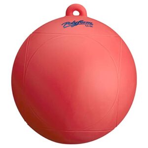 polyform 28539331 ws series water ski buoy - 8" x 8.5", red