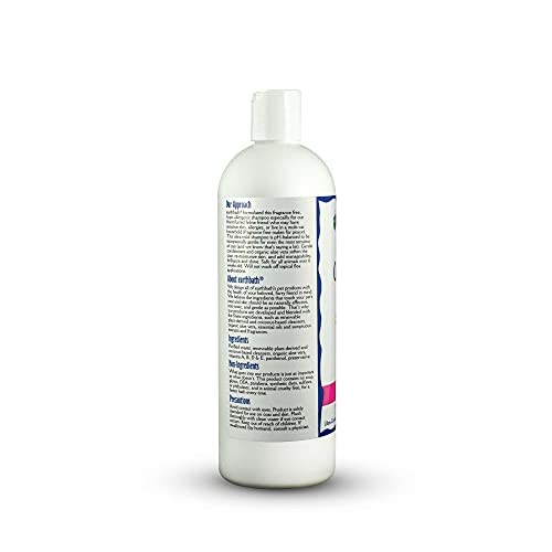 Earthbath Hypo-Allergenic Cat Shampoo - For Sensitive Skin & Allergies - Fragrance Free 16 oz