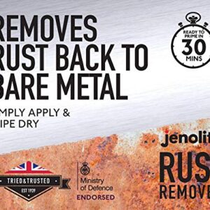 JENOLITE Original Rust Remover Naval Jelly | Concerntrated Rust Destroying Treatment | Removes Rust Back to Bare Metal | 40g (1.3 fl oz)