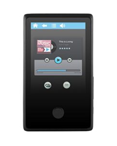 ematic 8gb mp3 video player with fm tuner, voice recorder, bluetooth, 2.4-inch touch screen and sd slot, black