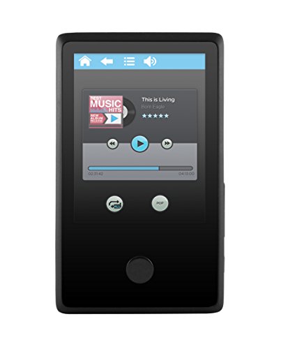 Ematic 8GB MP3 Video Player with FM Tuner, Voice Recorder, Bluetooth, 2.4-inch Touch Screen and SD Slot, Black