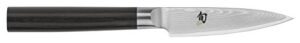 shun classic limited edition paring knife, 4 inch, dm0757, silver