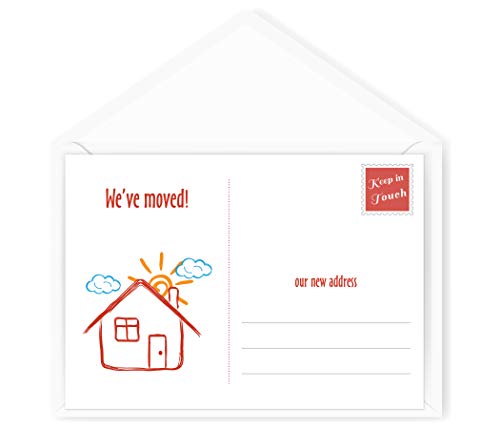 We've Moved - Moving Cards (24 Cards and Envelopes)