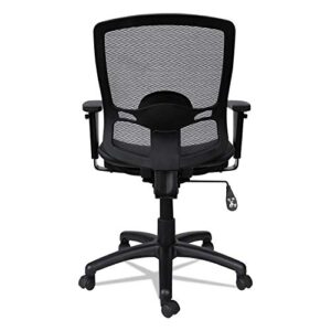 Alera Et4218 Etros Series Mesh Mid-Back Synchro Tilt Chair, Mesh Back/Seat, Black