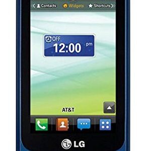 LG Xpression C410 Qwerty Keyboard Slider Cellphone GSM Unlocked - Blue