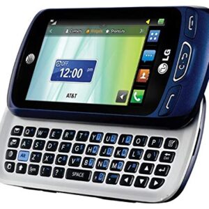 LG Xpression C410 Qwerty Keyboard Slider Cellphone GSM Unlocked - Blue