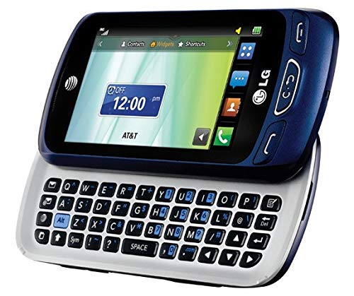 LG Xpression C410 Qwerty Keyboard Slider Cellphone GSM Unlocked - Blue