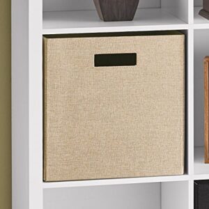 ClosetMaid Decorative Fabric Storage Bin, Tan