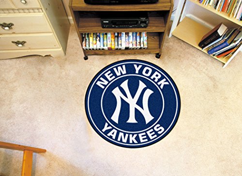FANMATS 18144 MLB New York Yankees Roundel Mat,Team Color , 27" Diameter