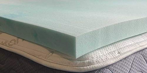 Custom 3 LB Memory Foam Mattress Topper for RVs, Boats, Trucks, & Sofa Beds (72x80 RV King)