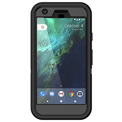 OTTERBOX DEFENDER SERIES Case for Google Pixel (5" VERSION ONLY) - Frustration FRĒe Packaging - BLACK