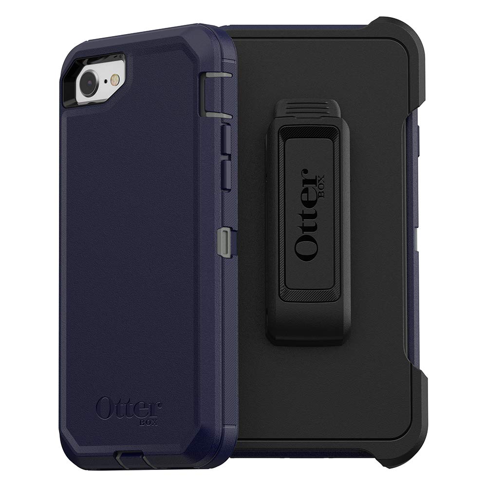 OtterBox iPhone SE 3rd/2nd Gen, iPhone 8 & iPhone 7 (Not Compatible with Plus Sized Models) Defender Series Case - STORMY PEAKS, Rugged & Durable, with Port Protection, Includes Holster Clip Kickstand