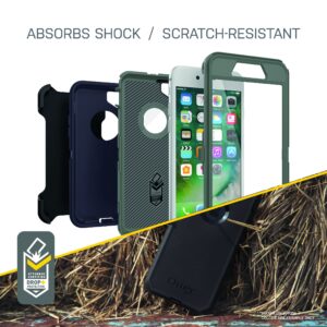 OtterBox iPhone SE 3rd/2nd Gen, iPhone 8 & iPhone 7 (Not Compatible with Plus Sized Models) Defender Series Case - STORMY PEAKS, Rugged & Durable, with Port Protection, Includes Holster Clip Kickstand