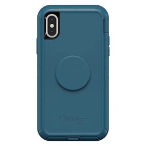 OTTERBOX OTTER + POP DEFENDER SERIES Case for iPhone Xs & iPhone X - Synthetic Rubber, Kickstand, WINTER SHADE