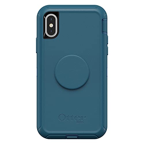 OTTERBOX OTTER + POP DEFENDER SERIES Case for iPhone Xs & iPhone X - Synthetic Rubber, Kickstand, WINTER SHADE