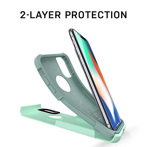 OTTERBOX COMMUTER SERIES Case for iPhone Xs & iPhone X - Retail Packaging - OCEAN WAY (AQUA SAIL/AQUIFER)