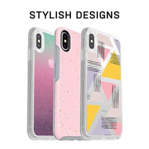 OTTERBOX SYMMETRY SERIES Case for iPhone Xs & iPhone X - Retail Packaging - FINE PORT (CORDOVAN/SLATE GREY)