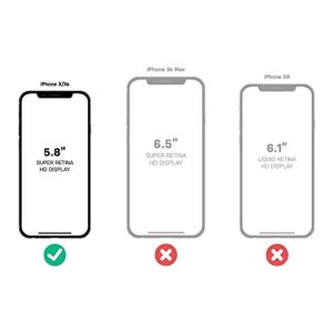 OtterBox IPhone Xs AND IPhone X Symmetry Series Case - CLEAR, Ultra-Sleek, Wireless Charging Compatible, Raised Edges Protect Camera & Screen