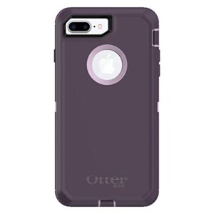 otterbox defender series case for iphone 8 plus & iphone 7 plus (only) - retail packaging - purple nebula (winsome orchid/night purple)