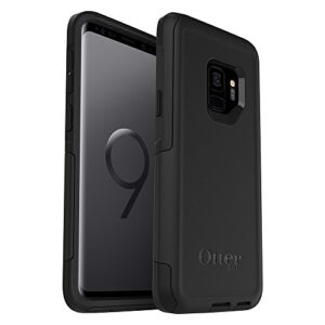 otterbox samsung galaxy s9 commuter series case - black, slim & tough, pocket-friendly, with port protection