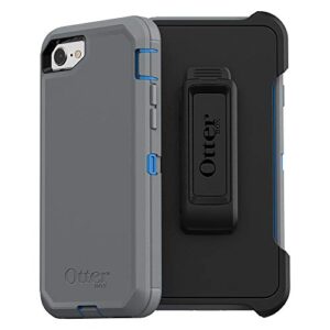 otterbox iphone se 3rd & 2nd gen, iphone 8 & iphone 7 (not compatible with plus sized models) defender series case - marathoner, rugged & durable, with port protection, includes holster clip kickstand