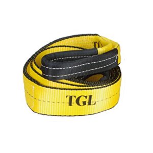 TGL 3 inch, 8 Foot Tree Saver, Winch Strap, Tow Strap 30,000 Pound Capacity