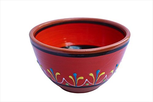 Cactus Canyon Ceramics Spanish Terracotta 5-Piece Small Salsa Bowl Set (European Size), Multicolor