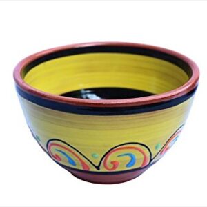 Cactus Canyon Ceramics Spanish Terracotta 5-Piece Small Salsa Bowl Set (European Size), Multicolor