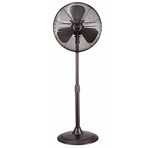 Hunter 90439 16” RETRO Stand Fan with Onyx Copper Finish