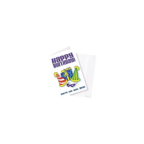 AVERY 3265 Greeting Cards, Inkjet, 5-1/2-Inch X8-1/2-Inch, 20/Bx, Matte White