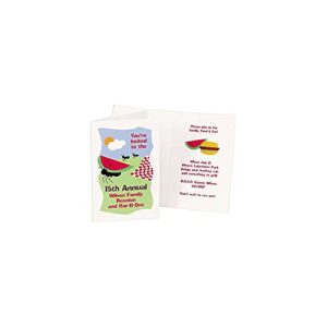 AVERY 3265 Greeting Cards, Inkjet, 5-1/2-Inch X8-1/2-Inch, 20/Bx, Matte White