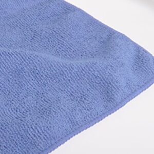 Mr.Towels Premium Microfiber Cleaning Towel 16" x 16" - Blue (Pack of 24)