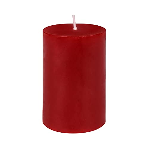 2" Diameter x 3" H Red Pillar Candle