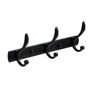 modona large triple towel & robe hook – rubbed bronze