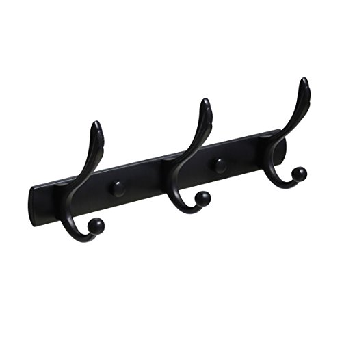 MODONA Large Triple Towel & Robe Hook – Rubbed Bronze