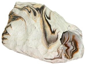 rock garden 5 x 3 x 2.5" earthtone tunnel, small