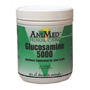 animed 1 lb glucosamine 5000 equine supplement helps maintain healthy cartilage and joint function and flexibility
