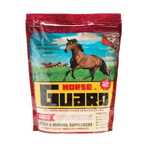 horse guard 10 lb, equine vitamin mineral supplement with organic selenium & vitamin e