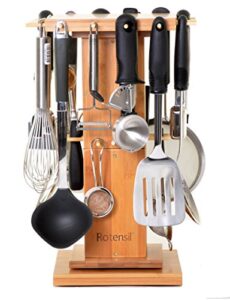 rotensil rotating kitchen utensil organizer. rotating utensil holder