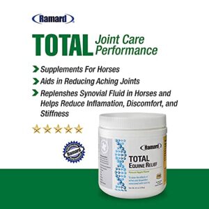 Ramard Total Equine Relief - Total Equine Supplement to Care for Joint & Tendon Health, Horse Feed to Address Swelling & Discomfort, Supplement for Horses' Performance, 1 Jar Apple Flavor (4.5 oz).