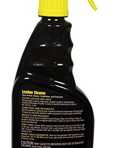 Stoner Car Care 95400 Leather Cleaner and Conditioner for 3-in-1 Car Interior Cleaner to Rehydrate Protect and Preserve Leather Surfaces, Pack of 1