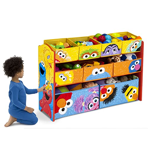 Delta Children Deluxe Multi Bin Organizer, Sesame Street