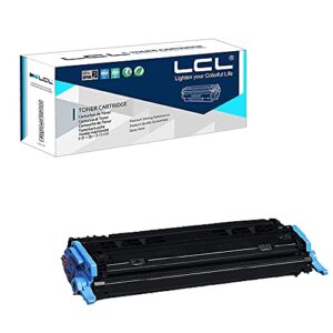 lcl remanufactured toner cartridge replacement for hp 124a q6000a laserjet 1600 2600 2605 1015 1017 color series 2600n 2605d 2605dn 2605dn xi 2605dtn cm1015 cm1015mfp cm1017mfp cm1017 (1-pack black)