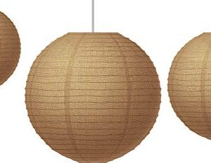 Paper Lanterns, Burlap (TCR77228)