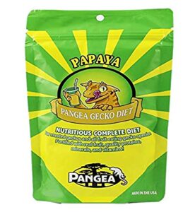 pangea papaya fruit mix complete crested gecko food, 2 oz.