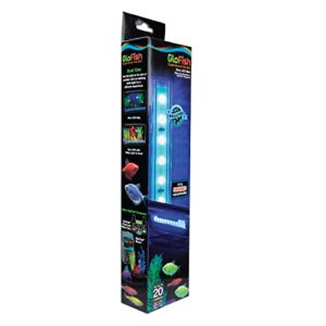 GloFish Blue LED Aquarium Light 12 Inches, Fits Framed Aquariums Up To 20 Gallons