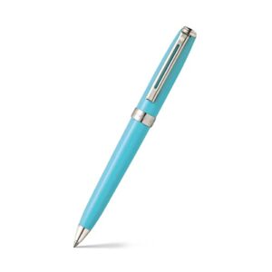 sheaffer prelude mini ballpoint pen, gloss turquoise featuring nickel plate trim (e2980651)